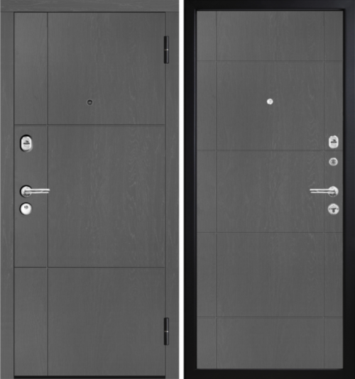 Metāla durvis ar mūsdienīgu dizainu M352.
