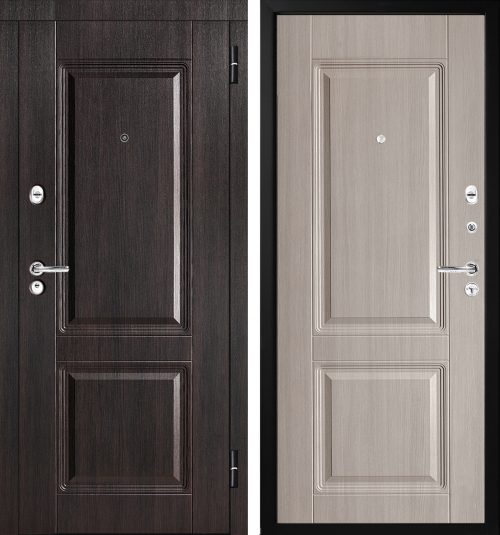 Наружные металлические двери для квартиры M353/1.