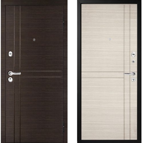 Наружные металлические двери для квартиры M482.