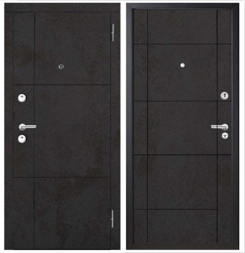 Metal door for apartment B352