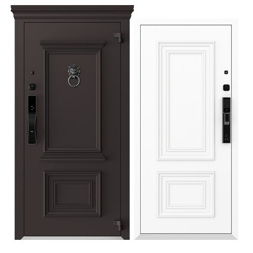 Alumīnija metāla durvis ar termopārrāvumu privātmājām SMART LUX BOSTON AG-S6096