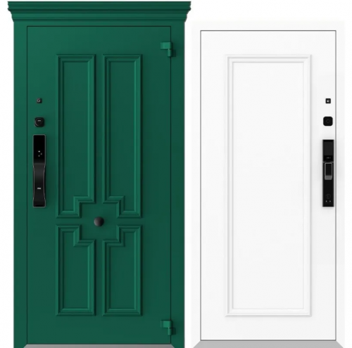 Alumīnija metāla durvis ar termopārrāvumu privātmājām SMART LUX BOSTON AG-S6133