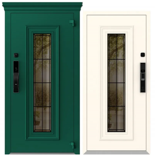 Alumīnija metāla durvis ar termopārrāvumu privātmājām SMART LUX BOSTON AG-S6144