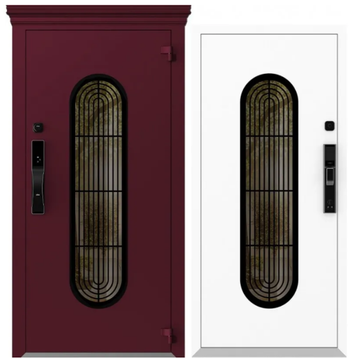 Alumīnija metāla durvis ar termopārrāvumu privātmājām SMART LUX BOSTON AG-S6131