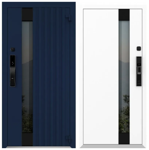 Alumīnija metāla durvis ar termopārrāvumu privātmājām SMART LUX BOSTON AG-S6103